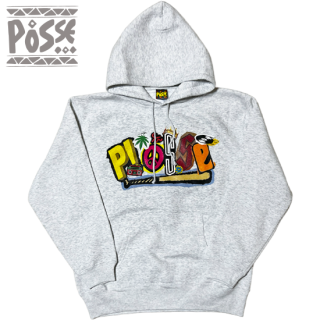 POSSE "90s Logo" P/O Hoodie -ASH-