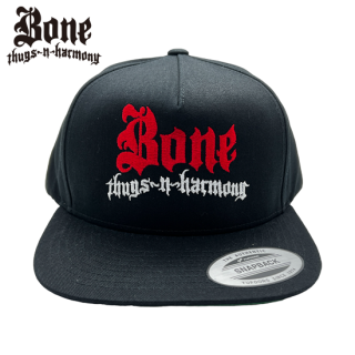 Bone Thugs N Harmony "Classic Logo" 5Panel Snapback Cap -BLACK-