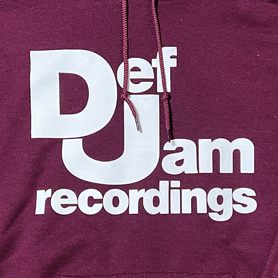 Def Jam Recordings ”LOGO” P/O Hoodie -BURGUNDY-