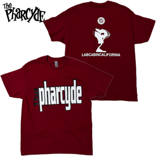 The Pharcyde "LABCABINCALIFORNIA" T-Shirt -BURGUNDY-