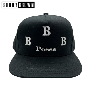 BOBBY BROWN "BBB Records" Snapback Cap -BLACK-