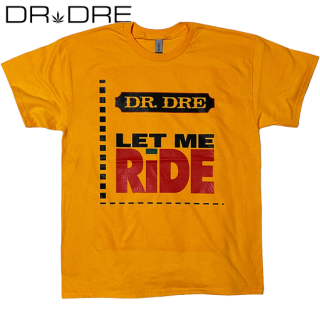 Dr.DRE "Let Me Ride" Cover Art T-Shirt -YELLOW-