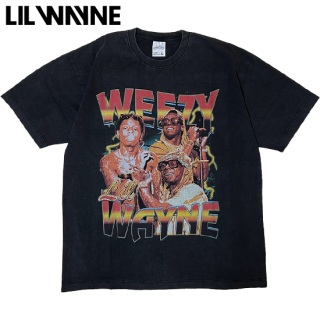 Lil Wayne "Weezy" Vintage Style T-Shirt -VINTAGE BLACK-