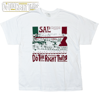 Do The Right Thing "Pizza Box" T-Shirt -WHITE-