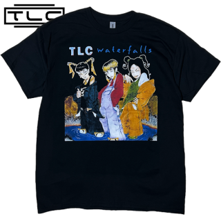 TLC "Waterfalls" T-Shirt -BLACK-