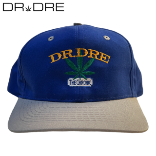DR. DRE "THE CHRONIC" Mid Profile Baseball Cap -BLUEGREY-