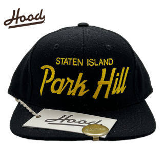 HOOD HAT "PARK HILL" Snapback Cap -BLACK-