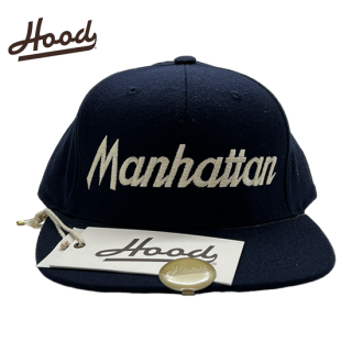 HOOD HAT "MANHATTAN" Snapback Cap -NAVY-