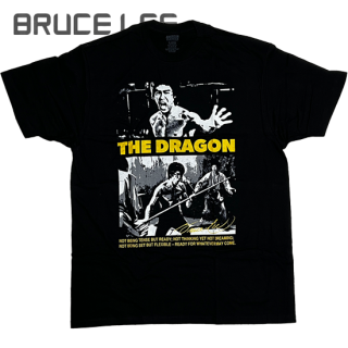 BRUCE LEE "THE DRAGON" T-Shirt -BLACK-