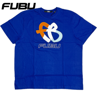 FUBU "TRIPLE COLOR FB" T-Shirt -BLUE-