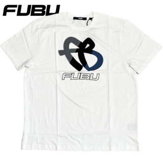 FUBU "TRIPLE COLOR FB" T-Shirt -WHITE-