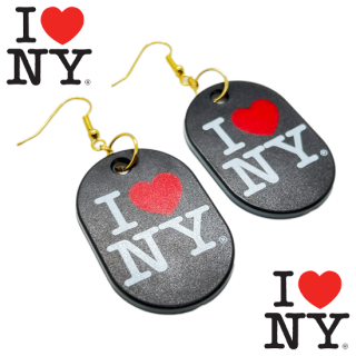 " I LOVE NY " Pierce -BLACK-