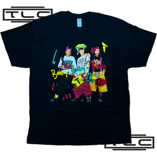 TLC "Baby-Baby-Baby" Cover Art T-Shirt -BLACK-