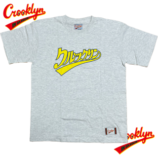 Crooklyn' "Katakana Logo" T-Shirt -ASH GREY-