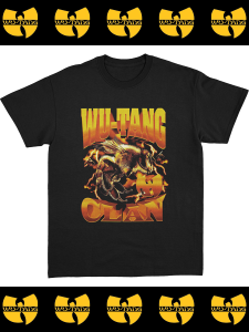 WU-TANG CLAN "Wu Bee" Vintage Style T-Shirt -BLACK-