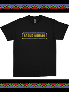 Brand Nubian "One For All" Logo T-Shirt -BLACK-