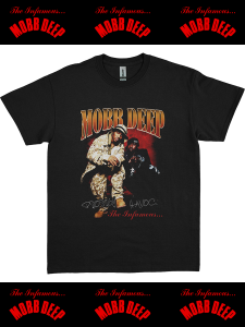 Mobb Deep Infamous Vintage Style T-Shirt -BLACK-