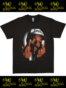 Snoop Dogg "Long Beach" Big Face T-Shirt -BLACK-