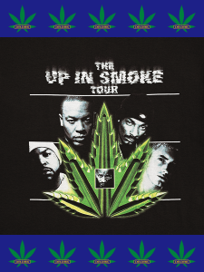 "THE UP IN SMOKE" Tour T-Shirt -BLACK-