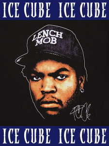 ICE CUBE "Big Face" T-Shirt -BLACK-