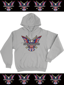 DIPLOMATS "Logo" P/O Hoodie -H.GREY-