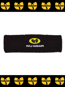 WU WEAR "LOGO" Head Band -BLACK-(DEAD STOCK)