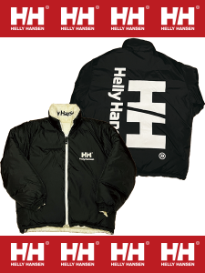 "Helly Hansen" Reversible Down Jacket -BLACK��WHITE-