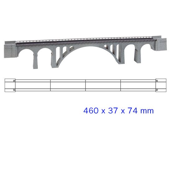 直線高架橋 セット（N)　222597 - EuroBahn