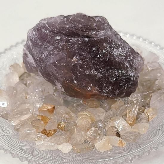 限定】最高級 天然石 原石（ヒマラヤ水晶・アメジスト