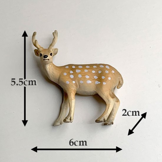 ミニチュア 添配 フィギュア 盆景【ミニチュア　鹿】　しか　角　牡鹿