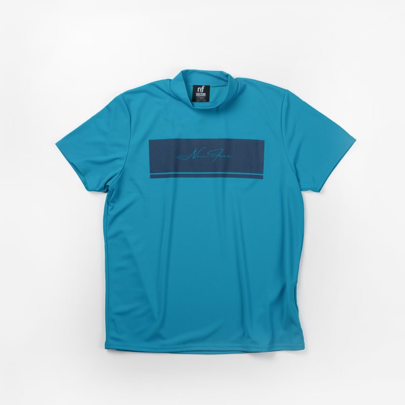モックネックTシャツ Turquoise