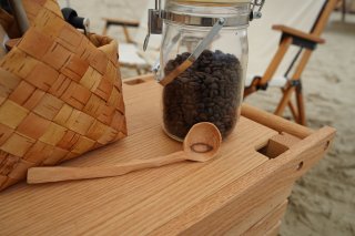 【今だけ値下げしました】木製メジャースプーン：コーヒータイムをより幸せにするために・・・の商品画像