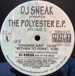 DJ Sneak – The Polyester E.P. Volume 2