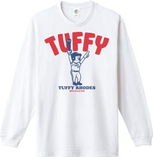タフィローズ<br>TUFFYロングスリーブTシャツ<br>(袖リブ)<br>ホワイトの商品画像
