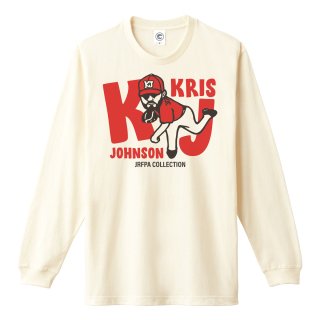 クリスジョンソン<br>KJロングスリーブTシャツ<br>(袖リブ)<br>アイボリーの商品画像