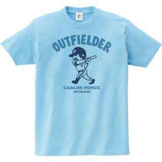 カルロスポンセ<br>OUTFIELDERコットンTシャツ<br>ライトブルーの商品画像