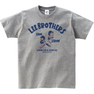リー兄弟<br>LEEBROTHERS<br>コットンTシャツ<br>ヘザーグレーの商品画像