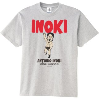 アントニオ猪木INOKI<br>コットンTシャツ<br>オートミール