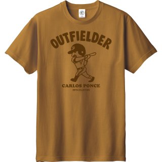 カルロスポンセ<br>OUTFIELDERコットンTシャツ<br>キャメルの商品画像