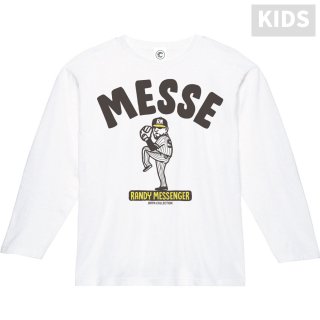 【KIDSサイズ】<br>ランディメッセンジャー<br>MESSEロングスリーブTシャツ<br>ホワイトの商品画像