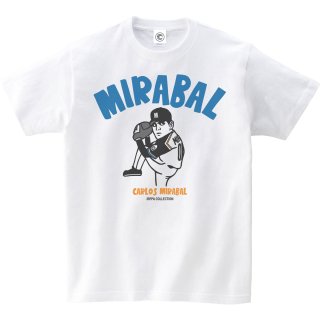 カルロスミラバル<br>MIRABAL<br>コットンTシャツ<br>ホワイト