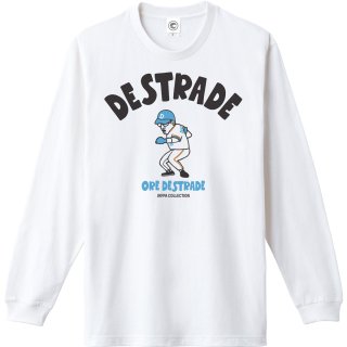 オレステスデストラーデ<br>DESTRADE<br>ロングスリーブTシャツ<br>(袖リブ)<br>ホワイトの商品画像