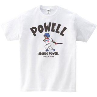 アロンゾパウエル<br>POWELL<br>コットンTシャツ<br>ホワイトの商品画像