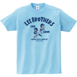 リー兄弟<br>LEEBROTHERS<br>コットンTシャツ<br>ライトブルーの商品画像