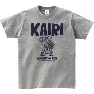 KAIRI<br>コットンTシャツ<br>ヘザーグレーの商品画像