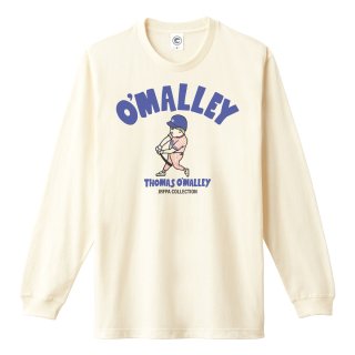 トーマスオマリー<br>O'MALLEY<br>ロングスリーブTシャツ<br>(袖リブ)<br>アイボリー