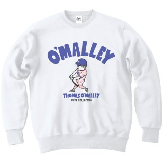トーマスオマリー<br>O'MALLEY<br>クルースウェット<br>ホワイトの商品画像