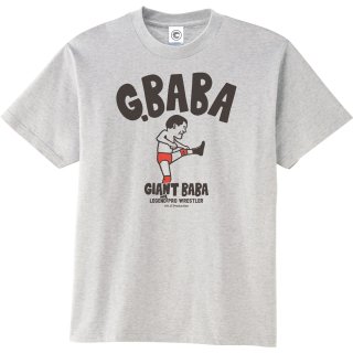 ジャイアント馬場G.BABA<br>コットンTシャツ<br>オートミールの商品画像