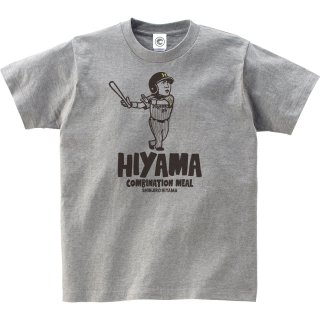 桧山進次郎<br>HIYAMA<br>コットンTシャツ<br>ヘザーグレーの商品画像