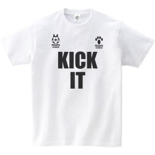 KICK IT<br>コットンTシャツ<br>ホワイトの商品画像